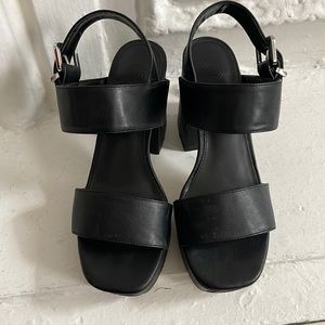Urban Outfitters Black Platform Heel